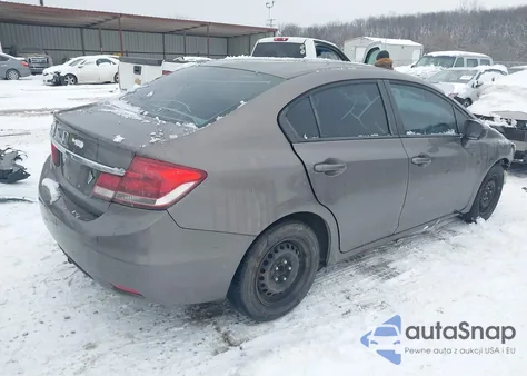 2014 Honda Civic Lx из США, поврежденный, VIN 19XFB2F56EE024871